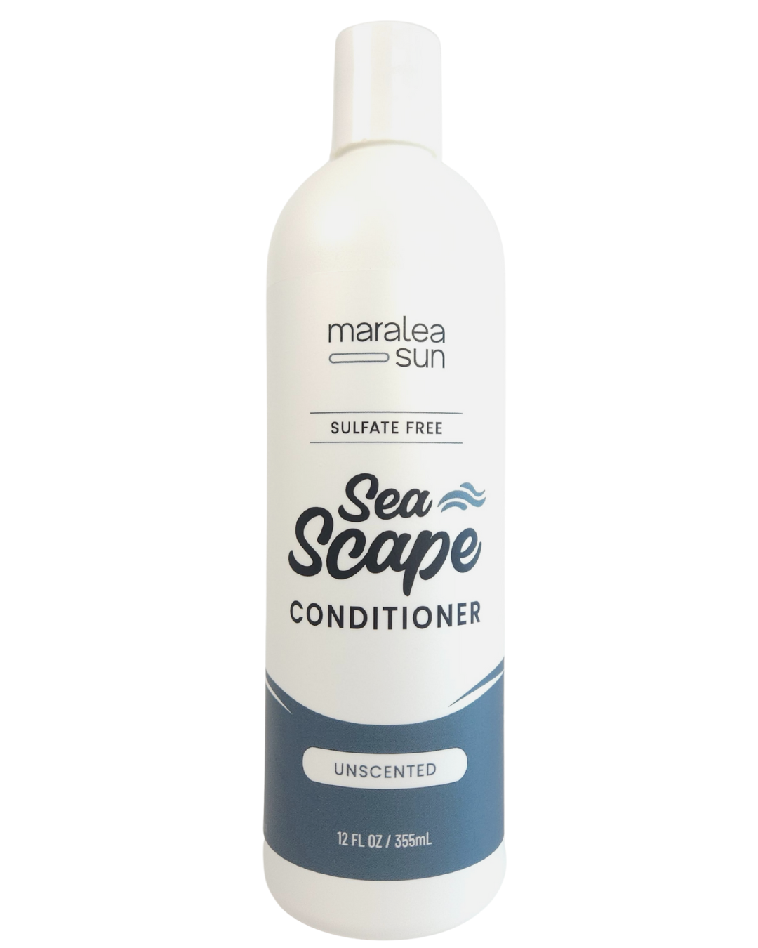 Maralea Sun Sea Scape Unscented Conditioner bottle - fragrance-free sulfate-free silicone free frizz control